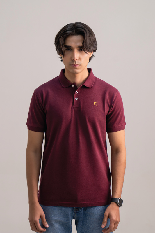 MAROON CLASSIC POLO SHIRT
