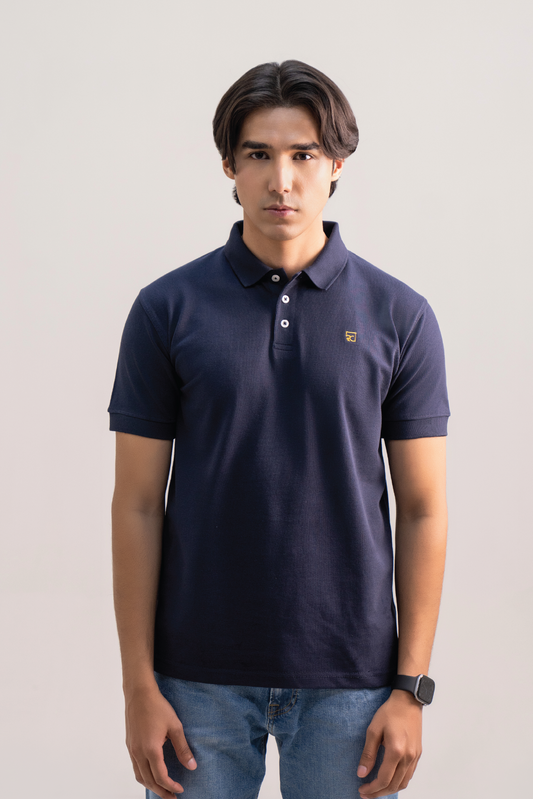 NAVY CASUAL CREW TEE