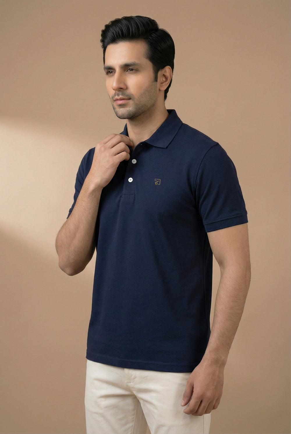 NAVY CASUAL CREW TEE