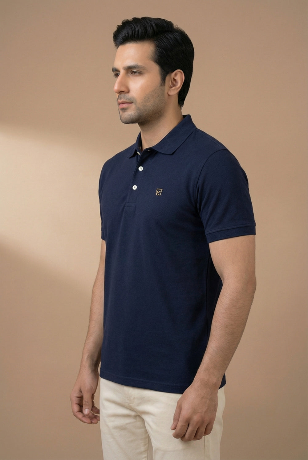 NAVY CASUAL CREW TEE